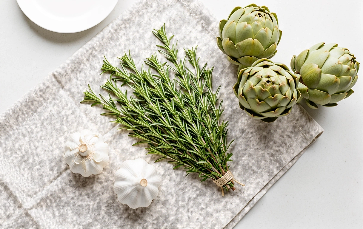 Cucina italiana con ingredienti di stagione