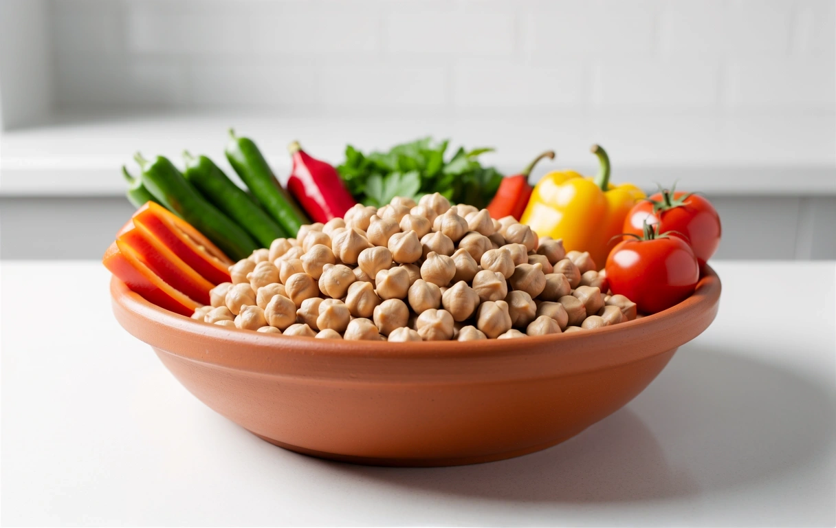 Ingredienti freschi mediterranei